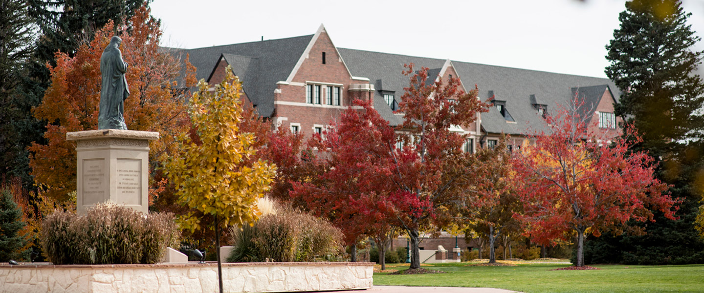 Boetcher Commons in fall