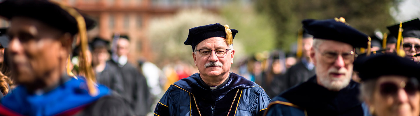 president at commencement
