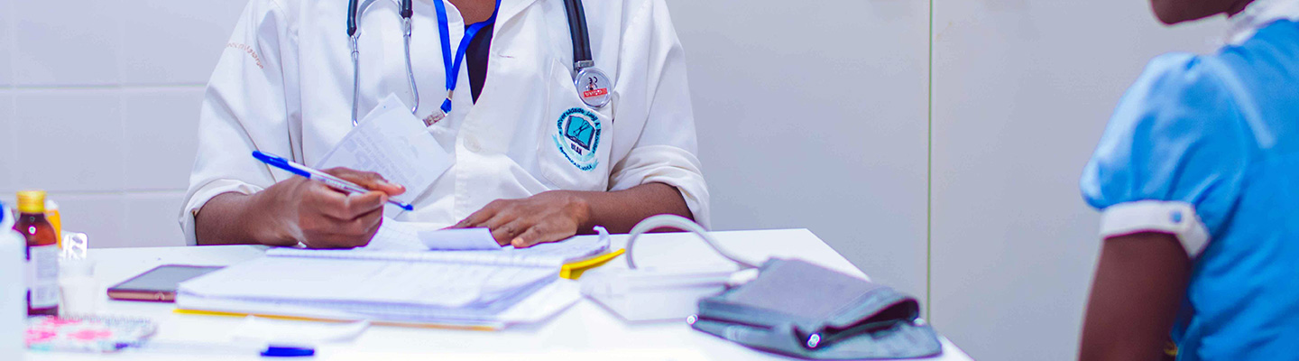 Doctors taking care of some paperwork