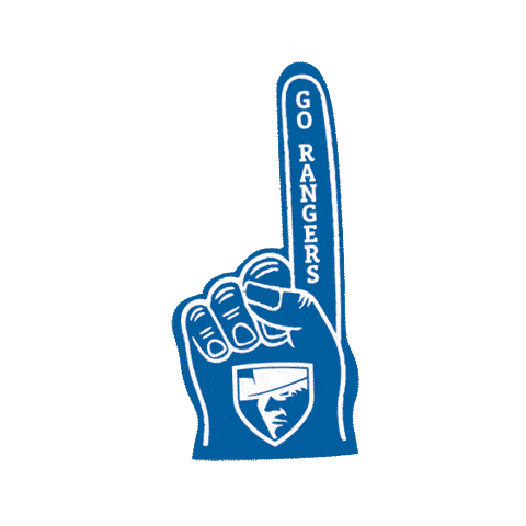 animated gif of a foam finger waving back and forth