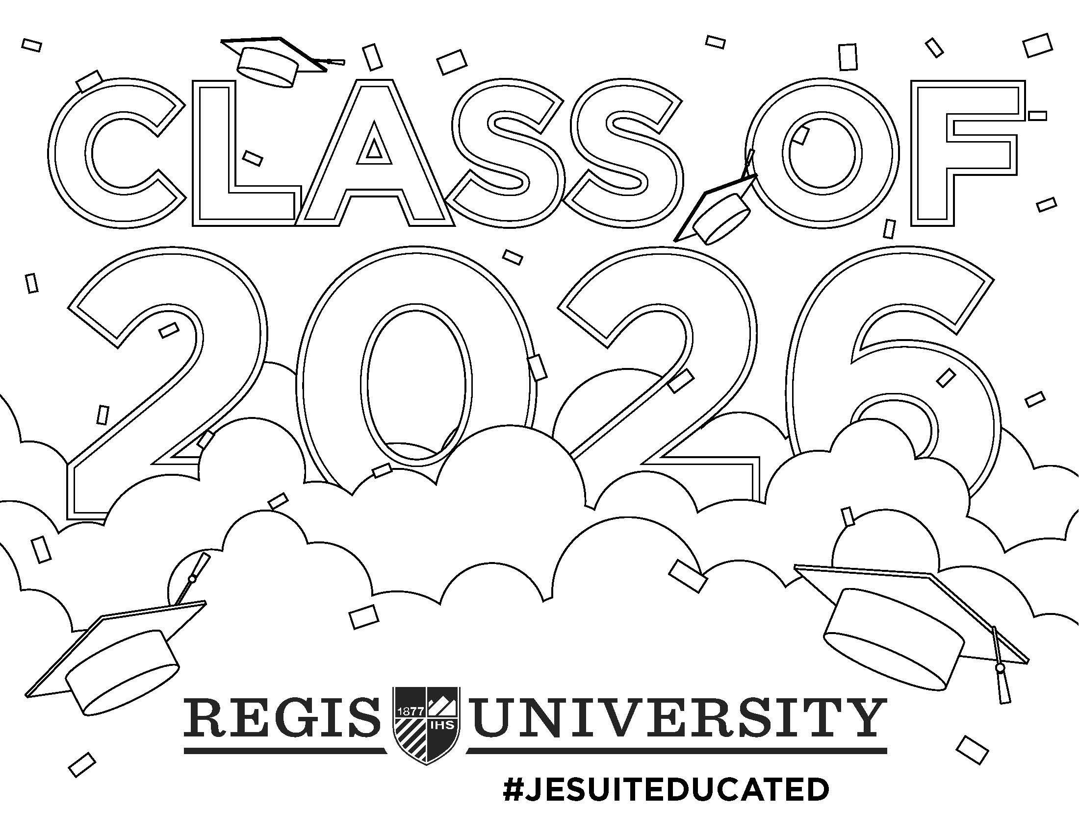 Class of 2026 Coloring page