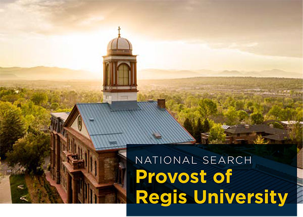 Provost Search Brochure cover page