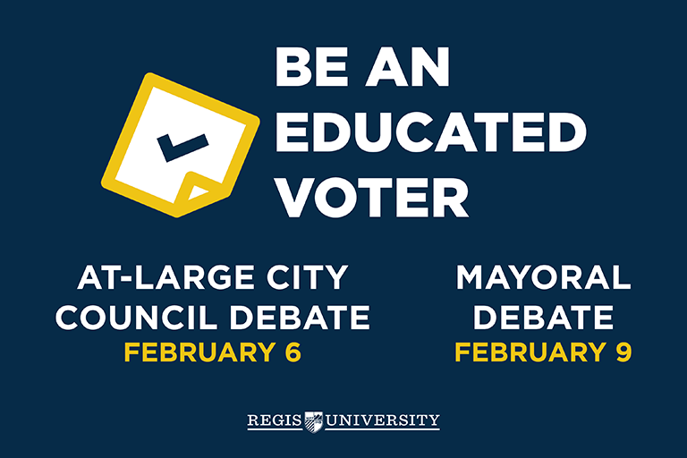 Be an Educated Voter | At-Large City Council Debate, February 6 | Mayoral Debate, February 9