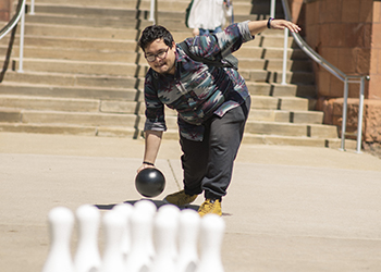 bowling on quad