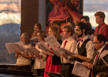 Choir singing in Chapel