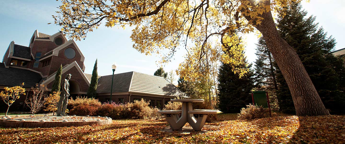 Exterior view of the Coors Center which houses Counseling Services 