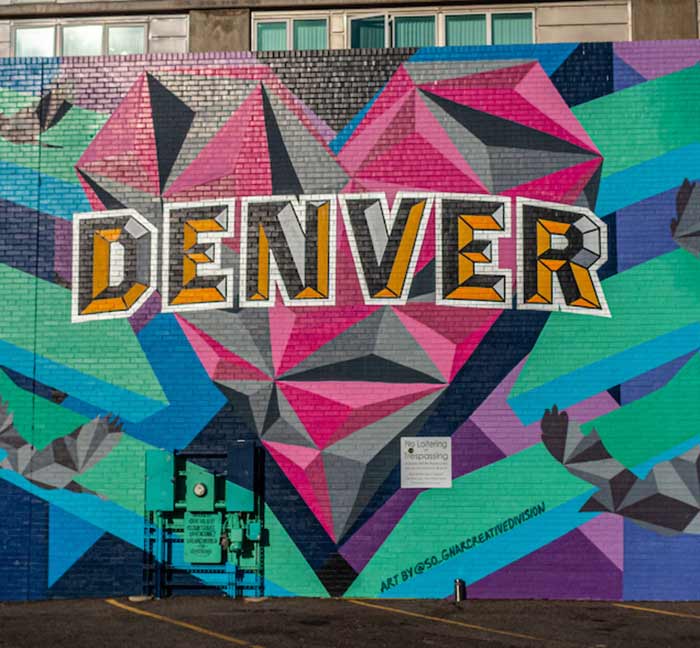 Denver mural painting