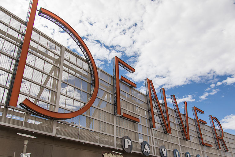 Denver Pavilions sign