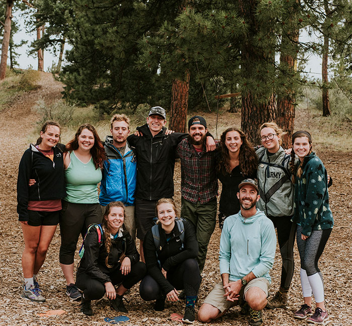 First Tracks adventure program group photo