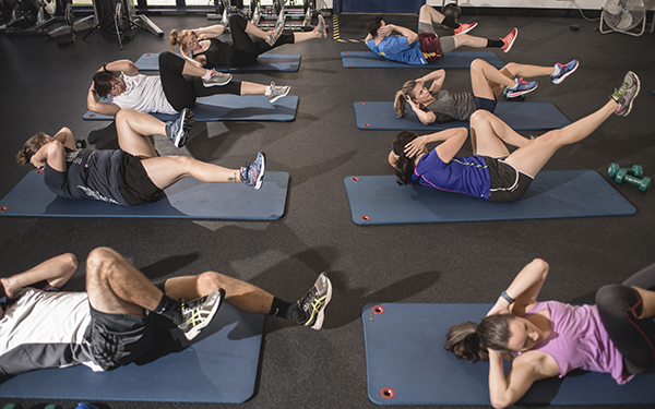 Wellness Center class at Regis University