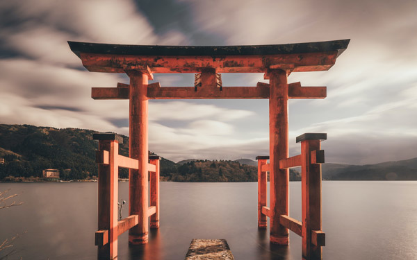 torii gate in japan