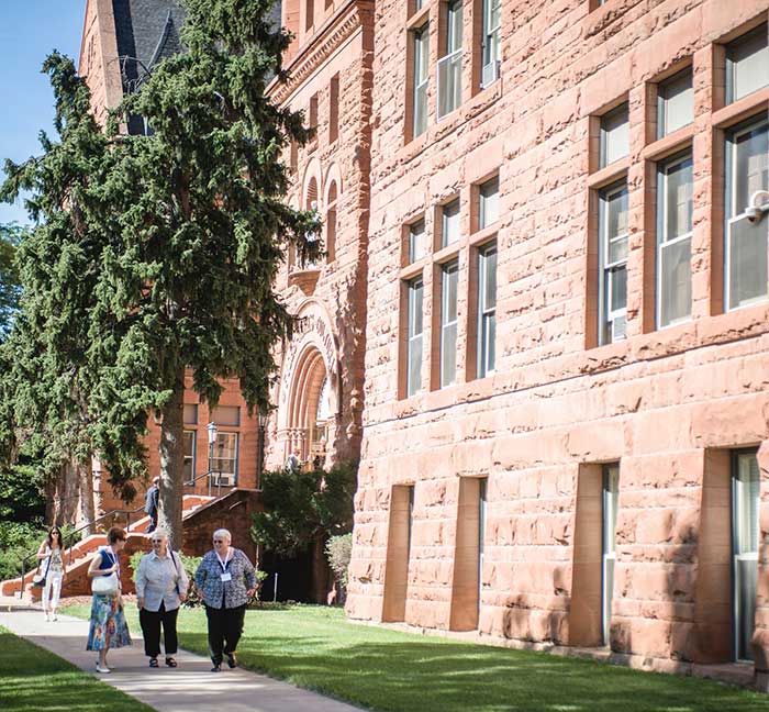 loretto heights college alumni walking campus