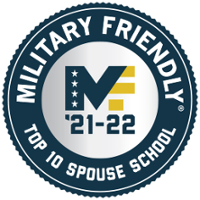 Military FriendlyⓇ Top 10 Spouse School Rating 2021