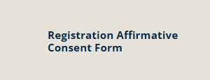 screenshot of the homepage of the Ranger Portal with the Office of the Registrar item open in the left sidebar menu and showing that the Registration Affirmative Consent Form is an option on the menu if you scroll down in the list
