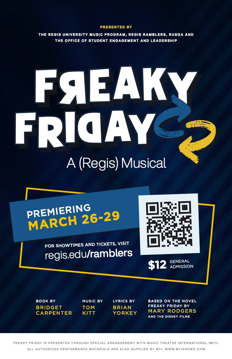 Freaky Friday A (Regis) Musical poster