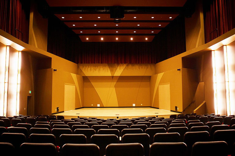 empty recital hall