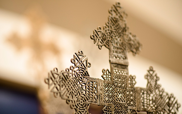 Ornate metal cross