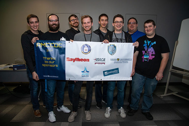 Rocky Mountain Collegiate Cyber Defense Competition winners