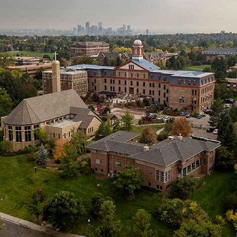 Aerial view of the Northwest Denver Campus