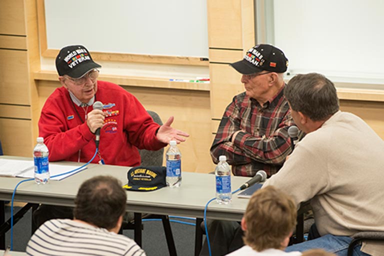Military Veterans sharing their stories