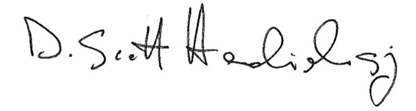 Hendrickson's signature