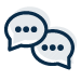 Conversation bubbles icon