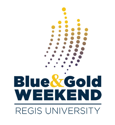 Blue and Gold Weekend logo