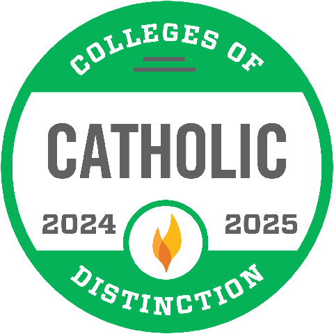 2023-2024 Catholic Colleges of Distinction graphic