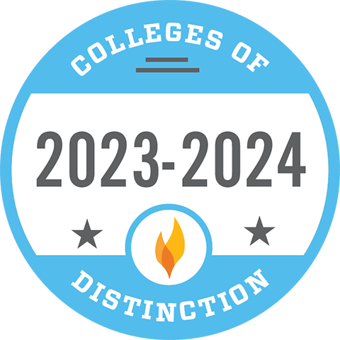2022-2023 College of Distinction graphic