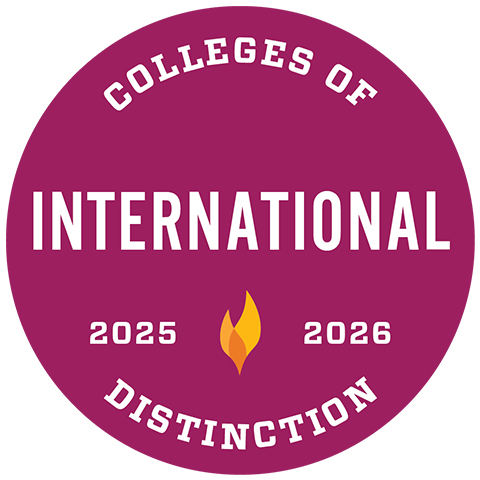 2025-2026 International Colleges of Distinction badge