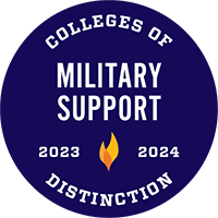 2022-2023 College of Distinction: Military Support