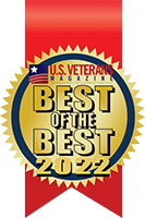 US Veteran's Magazine Best of the Best 2022 graphic