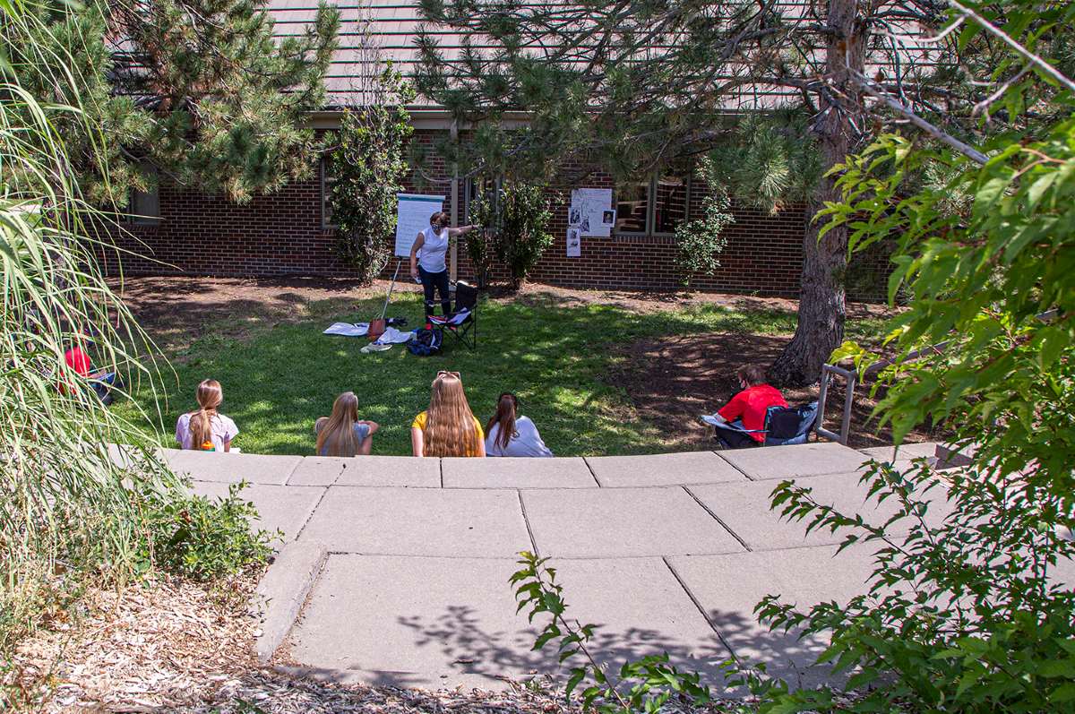 Outdoor learning at Regis University