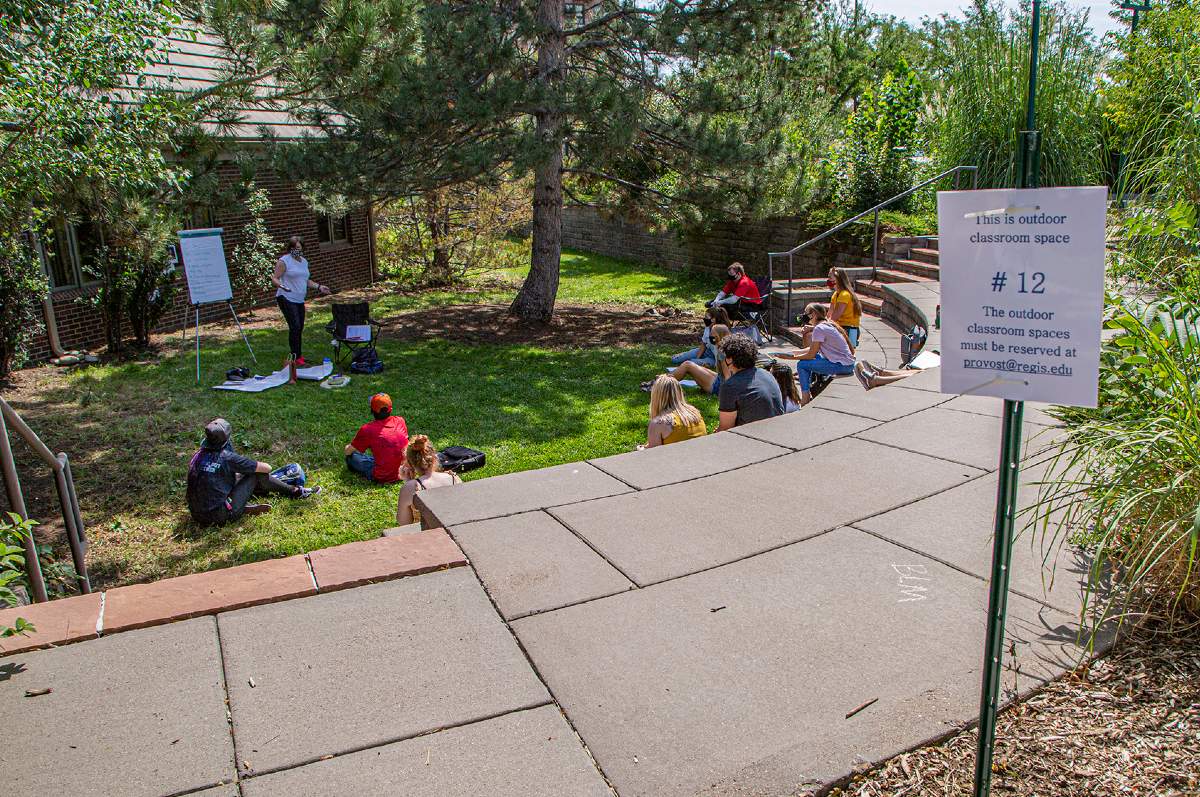 Regis outdoor classroom