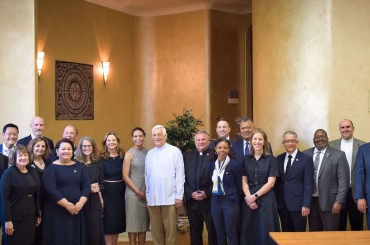 AJCU presidents with Fr. General Sosa