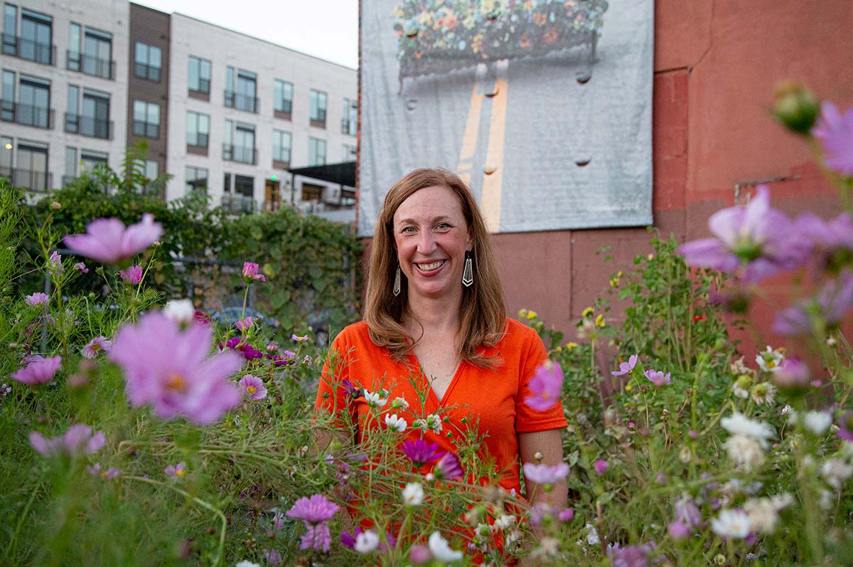 Amy Berryman using the power and energy from flowers to heal psyches