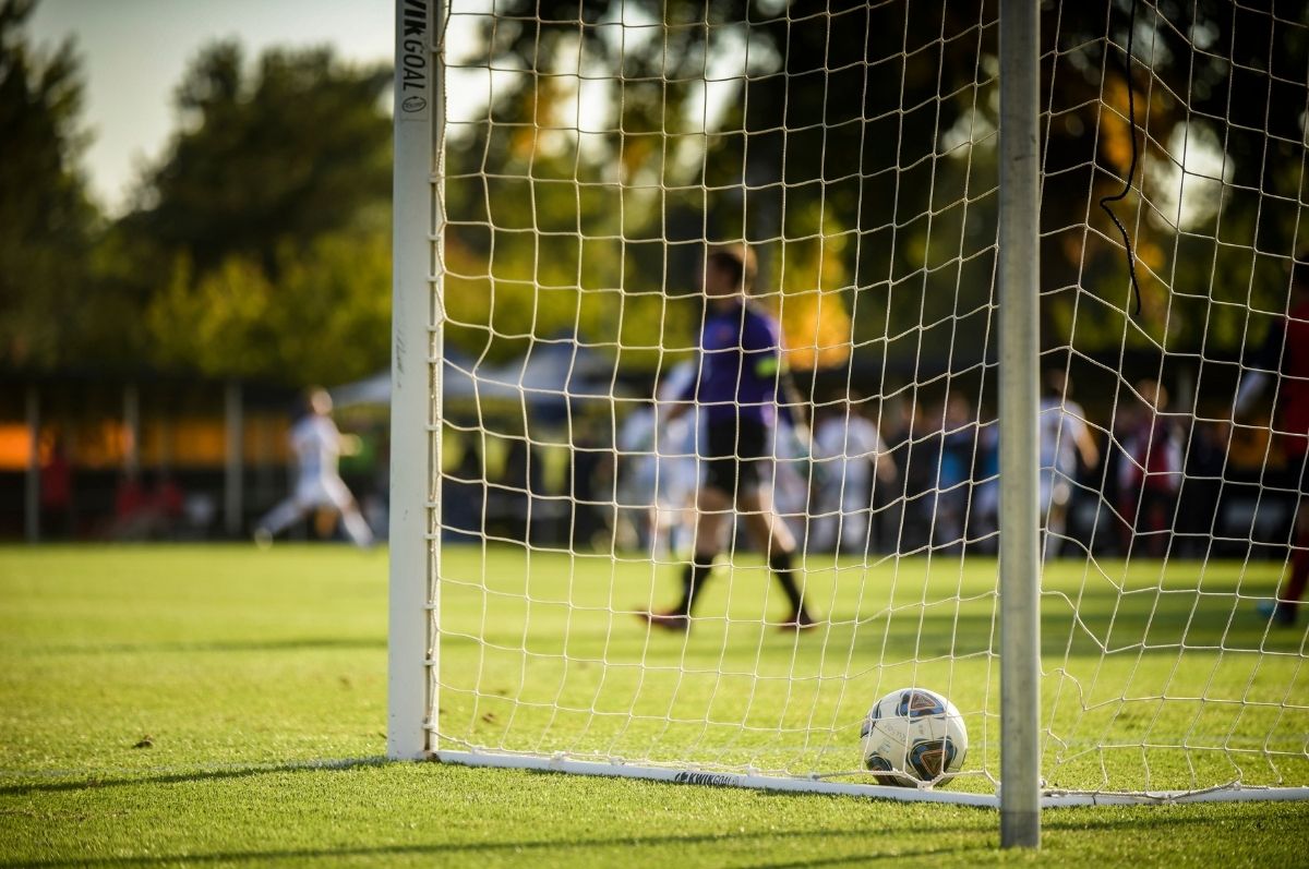 soccer goal and ball