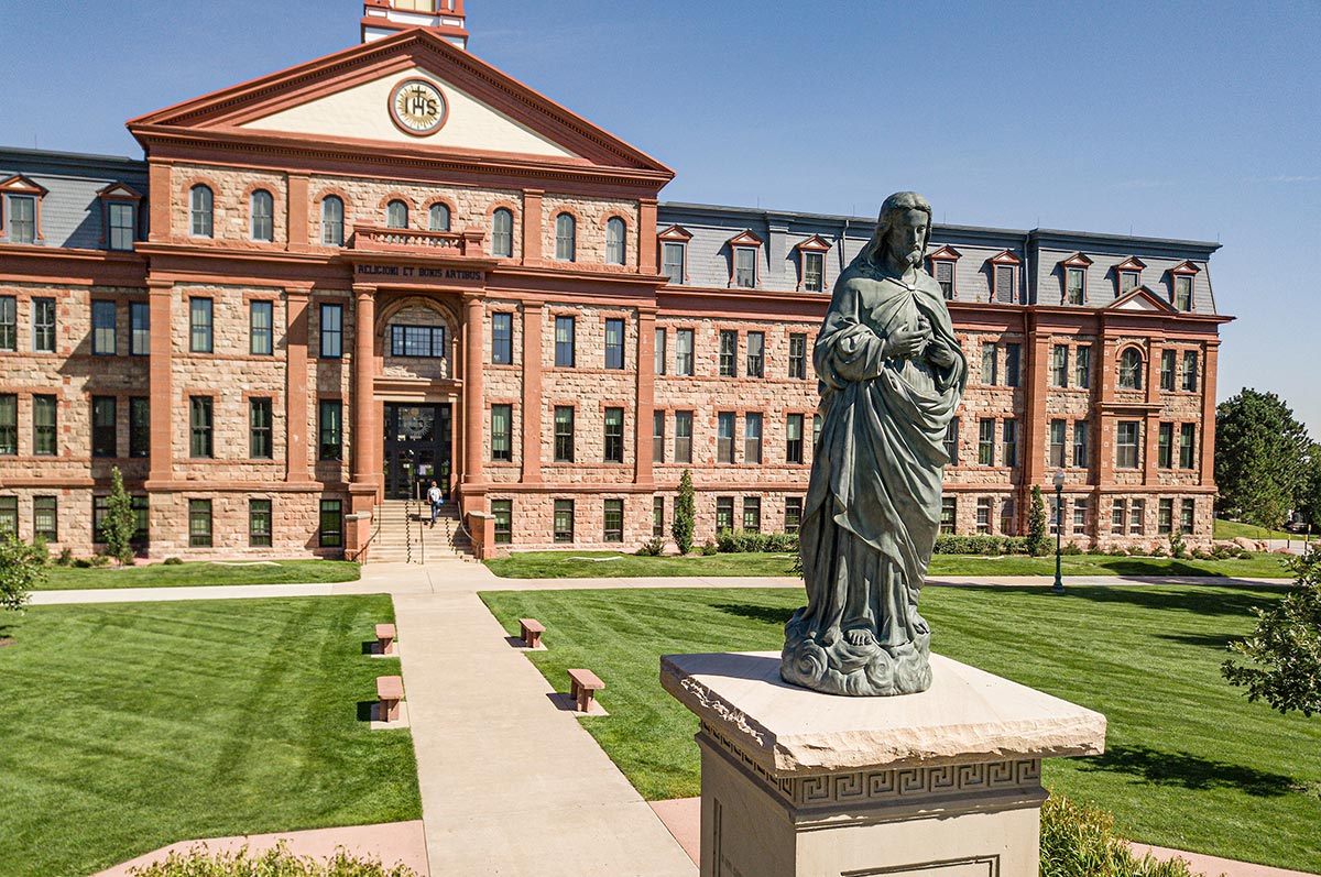 Main Hall on the Regis University Northwest Denver campus