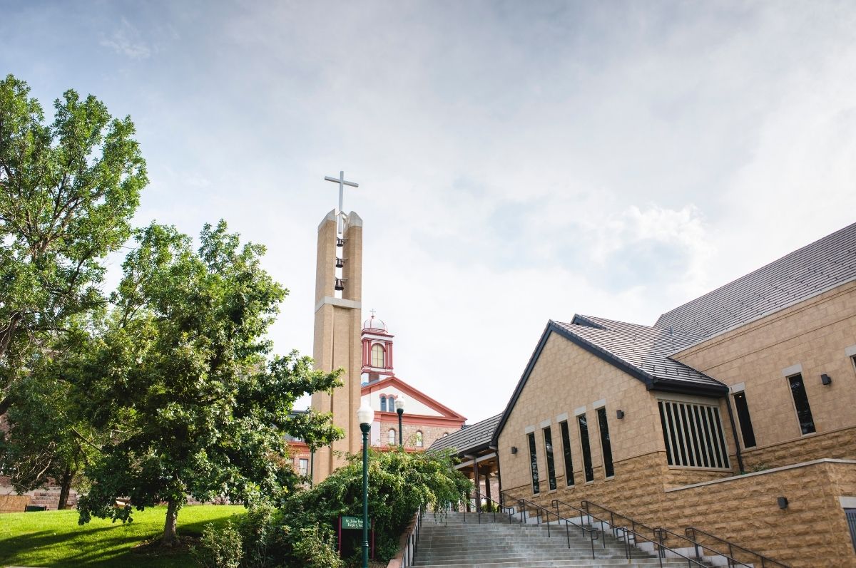 image of Regis University chapel and Main Hall