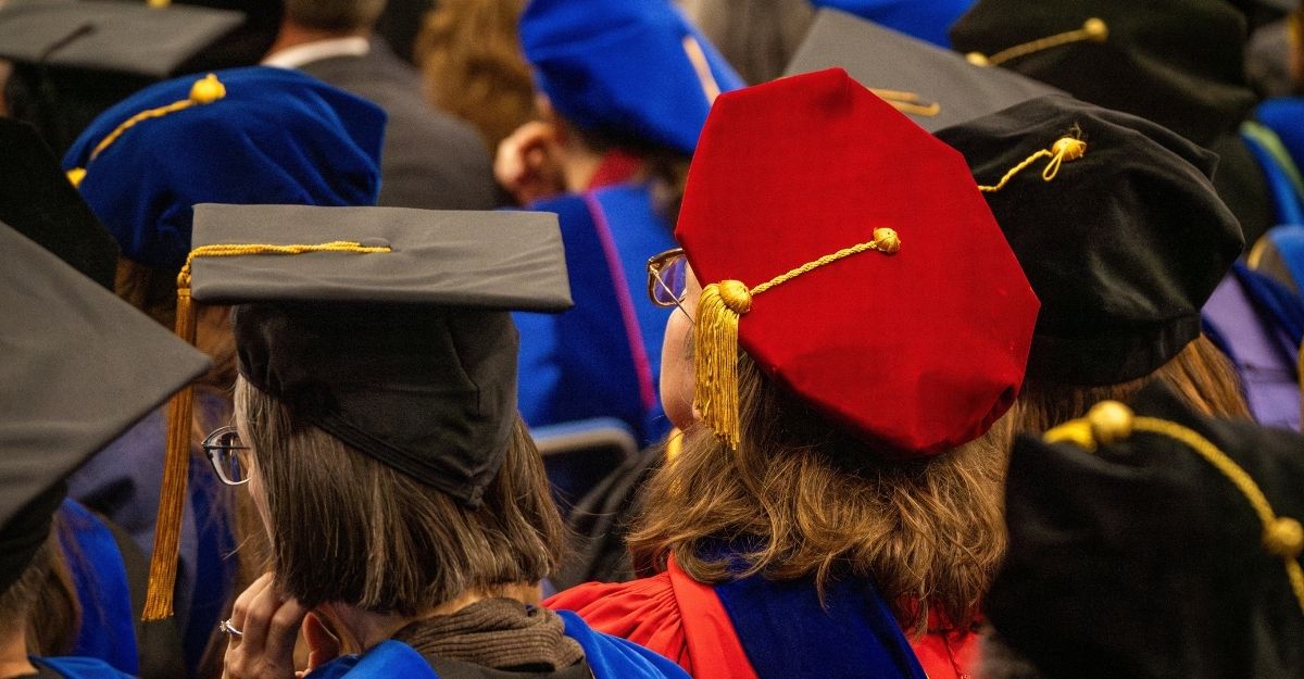 Faculty in regalia