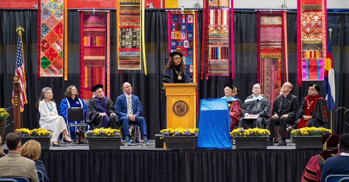 President Shawna Cooper Whitehead during Inauguration