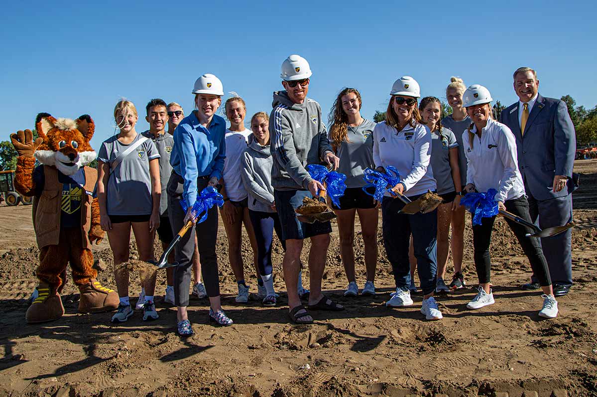 Breaking grounds on new artificial turf fields