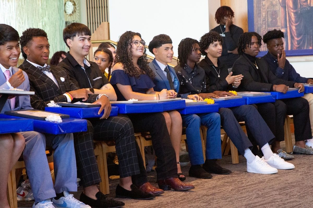 PBLA students graduation at St. John Francis Regis Chapel