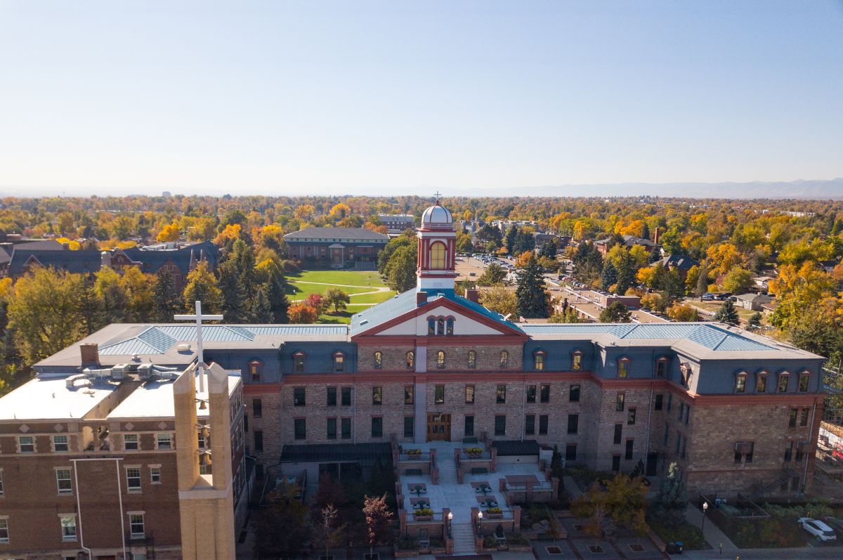Regis University Campus as seen from the north