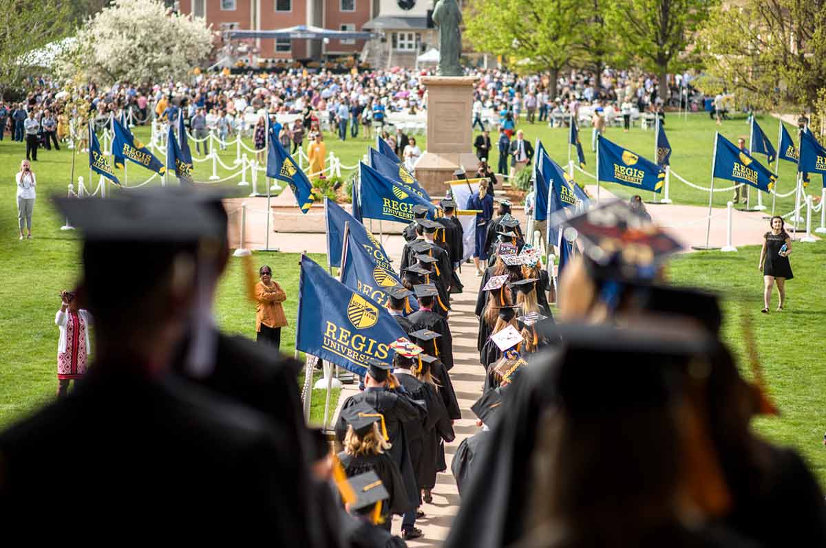 Regis University graduation