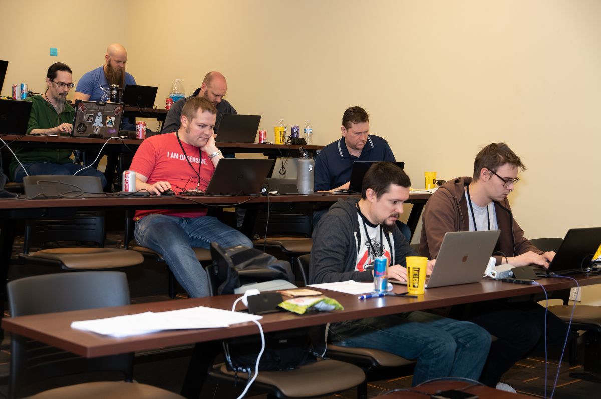 competitors take part in Rocky Mountain Collegiate Cyber Defense Competition