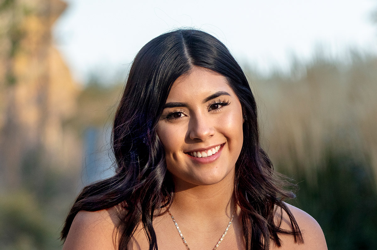 female student posing for a picture